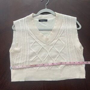 Cozy and polished sweater vest perfect for layering